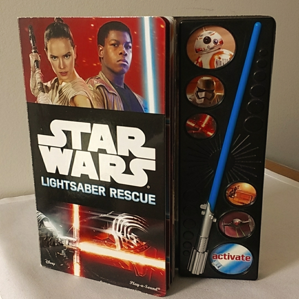 Star Wars Lightsaber Rescue play-a-sound book